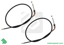 coppia cavi freno anteriroe dx e anteriore sx